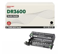 BDink Tambor de Imagen Compatible Brother DR3600 Negro (Drum) con Chip para DCP L5510DW HL L5210DN L5210DNT 5210DNTT L5210DW L6210DW L6410DN MFC Rendimiento 75000 páginas