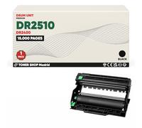 BDink Tambor Imagen Generico Brother DR2510 DR2400 Negro (Drum) con Chip para DCP L2510D L2530DW L2620DW L2660DW HL L2350DW L2370DN MFC L2710DW L2750DW Rendimiento 15000 páginas