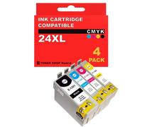 BDink Tinta Compatible con Epson 24XL T2431 T2421 T2432 T2422 T2433 T2423 T2434 T2424 T2435 T2425 T2436 T2426 (6 Colores) para Expression Photo XP-55 XP-750 XP-760 XP-850 XP-860 Capacidad 13 ml