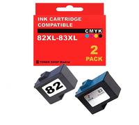 BDink Tinta Compatible con Lexmark 16/17 10N0016E/10NX217E Negro y 26/27 10N0026E/10NX227E Tricolor (Pack 2) para X1100 X1110 X1130 Z13 Z23e Z24 Z25 Z33 Z34 Z35 Rendimiento 15 ml Negro y 12 ml Color