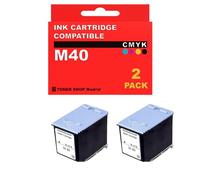 BDink Tinta Compatible con Samsung M40 INK-M40 Negro (Pack 2) para SF 330 SF 331P SF 335T SF 339 SF 340 SF 341P SF 345TP SF 360 SF 361P SF 365TP Capacidad 18 ml Cada Cartucho