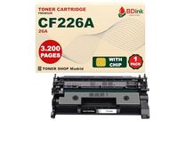 BDink Tóner Compatible 26A CF226A Negro con Chip para HP Laserjet Pro M402, M402d, M402dn, M402dne, M402dw, M402m, M402n, M426dw, M426fdn, M426fdw, M426m. Rendimiento 3200 páginas.