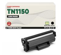 BDink Tóner Compatible Brother TN1150 Negro con Chip para DCP L1640W L1642W L1642WXL L1660W HL L1240W L1242W L1242WXL Rendimiento 1000 páginas TN-1150