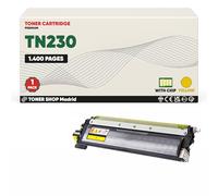 BDink Tóner Compatible Brother TN230 Amarillo (Pack 1) con Chip para DCP 9010 DCP 9010CN HL 3040 HL 3040CN HL 3070 HL 3070CW MFC 9120CN MFC 9320CW Rendimiento TN-230Y