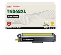 BDink Tóner Compatible Brother TN248XL Amarillo con Chip para DCP L3515CDW DCP L3520CDW DCP L3520CDWE DCP L3555CDW DCP L3560CDW HL L3215CW HL L3220CW MFC L3740CDW L3740CDWE Rendimiento 2300 páginas