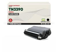 BDink Tóner Compatible Brother TN3390 Negro con Chip para DCP 8250DN HL 6180DW HL 6180DWT MFC 8950DW MFC 8950DWT Rendimiento 12000 páginas Cartucho de reemplazo TN-3390