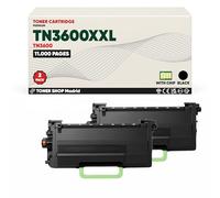 BDink Tóner Compatible Brother TN3600XXL Negro (Pack 2) con Chip para DCP L5510DW HL L5210DN HL L5210DW HL L6210DW HL L6410DN MFC L5710DN MFC L5710DW MFC L6710DW MFC L6910DN Rendimiento 11000 páginas
