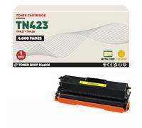 BDink Tóner Compatible Brother TN421/TN423/TN426 Amarillo (Pack 1) con Chip para DCP L8410CDW HL L8260CDW HL L8360CDW MFC L8690CDW MFC L8900CDW Rendimiento TN-421Y