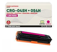 BDink Tóner Compatible Canon 045H 054H Magenta Reemplaza 1244C002/1240C002/3026C002/3022C002 con Chip para LBP 611Cn LBP 613Cdw LBP 621Cw LBP 623Cdw MF 631Cn Rendimiento 2500 páginas