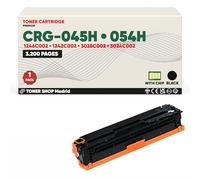 BDink Tóner Compatible Canon 045H 054H Negro Reemplaza 1246C002/1242C002/3028C002/3024C002 con Chip para LBP 611Cn LBP 613Cdw LBP 621Cw LBP 623Cdw MF 631Cn MF 633Cdw Rendimiento 3200 páginas