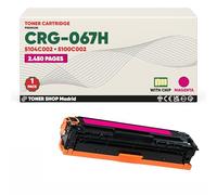 BDink Tóner Compatible Canon 067H 5104C002/5100C002 Magenta Color con Chip para i-SENSYS LBP 631Cw 633Cdw MF 651Cw 655Cdw 657Cdw Rendimiento 2450 páginas