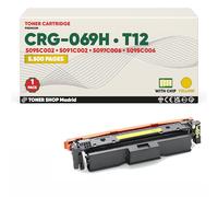 BDink Tóner Compatible Canon 069H 5095C002/5091C002 Amarillo con Chip para i-Sensys LBP 673Cdw MF 752Cdw MF 754Cdw Rendimiento 5500 páginas