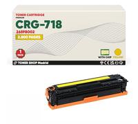 BDink Tóner Compatible Canon 718 2659B002 2659B014 Amarillo (Pack 1) con Chip para LBP 7200 7200C 7200CDN 7200CN 7210CDN 7200 Series 724CDW Rendimiento 2800 páginas