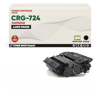 BDink Tóner Compatible Canon 724 3481B002 Negro (Pack 1) con Chip para LBP 6750DN LBP 6780X MF 512x MF 515x Rendimiento 6000 páginas