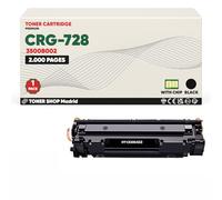 BDink Tóner Compatible Canon 728 725 712 713 726 3500B002 3484B002 1870B002 1871B002 3483B002 Negro con Chip para Fax L150 L170 L410 3018 MF4750 MF4780W MF4870DN MF4890DW Rendimiento 2000 páginas