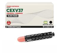 BDink Tóner Compatible Canon CEXV37 CEXV43 2787B002 2788B002 imageRUNNER Advance Color Negro con Chip para 1730i 1740i 1750i 400 400i 400iF 500 500i 500iF Rendimiento 15000 páginas