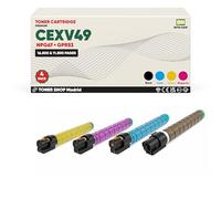 BDink Tóner Compatible Canon CEXV49 NPG67 GPR53 8524B002 8525B002 8526B002 8527B002 CMYK (Pack 4) con Chip para C3320i C3325i C3330i C3520i Rendimiento Negro 36.000 Páginas y Color 19.000 Páginas