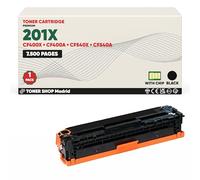 BDink Tóner Compatible con HP 201X 201A 203X 203A Negro con Chip para Color LaserJet Pro M252dw M252n M254dw M254nw M274n M277dw M277n M280nw M281fdn M281fdw Rendimiento 3200 páginas