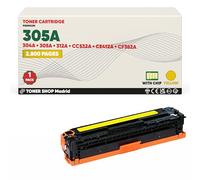 BDink Tóner Compatible con HP 304A 305A 312A Amarillo con Chip para Color LaserJet CM2320 CP2025 CP2027 M351A M375NW M451DN M451DW M451NW M475DN M475DW M476dn M476dw M476nw Rendimiento 2800 páginas