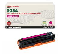 BDink Tóner Compatible con HP 304A 305A 312A Magenta con Chip para Color LaserJet CM2320 CP2025 CP2027 M351A M375NW M451DN M451DW M451NW M475DN M475DW M476dn M476dw M476nw Rendimiento 2800 páginas