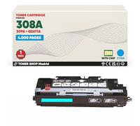 BDink Tóner Compatible con HP 309A Q2671A Cyan con Chip para Color LaserJet 3500 Series 3500N 3550 Series 3550N 3700 3700DN 3700DTN 3700N Rendimiento 4000 páginas