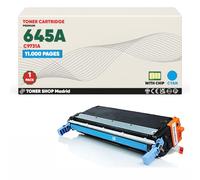 BDink Tóner Compatible con HP 645A C9731A Cyan con Chip para Color LaserJet 5500 Series 5500DN 5500DTN 5500HDN 5500N 5550 Series 5550DN 5550DTN 5550HDN 5550N Rendimiento 11000 páginas