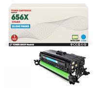 BDink Tóner Compatible con HP 656X CF461X Cyan con Chip para Color LaserJet Enterprise M652dn M652n M653dn M653x Rendimiento 22000 páginas
