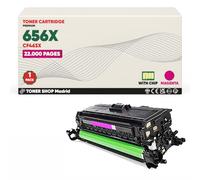 BDink Tóner Compatible con HP 656X CF463X Magenta con Chip para Color LaserJet Enterprise M652dn M652n M653dn M653x Rendimiento 22000 páginas