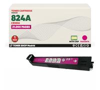 BDink Tóner Compatible con HP 824A CB383A Magenta con Chip para Color LaserJet CM6030 CM6030OF CM6040 CM6040MFP CP6015 CP6015C CP6015DE CP6015DN CP6015N CP6015X CP6015XH Rendimiento 21000 páginas