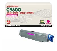 BDink Tóner Compatible con Oki C9600 C9650 C9800 C9850 42918914 Magenta con Chip para C9600DN C9600HDN C9600HDTN C9600HN C9650DN C9650HDN C9800HDN C9850 MFP Rendimiento 15000 páginas