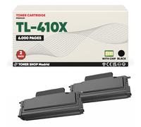 BDink Tóner Compatible con Pantum TL410X Negro (Pack 2) con Chip para M6700D M6700DW M6800FDW M7100DN M7100DW M7200FD M7200FDN M7200FDW M7300FDN Rendimiento 6000 Páginas