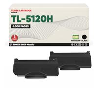 BDink Tóner Compatible con Pantum TL5120H Negro (Pack 2) con Chip para BM5100ADN BM5100ADW BM5100FDN BM5100FDW BP5100DN BP5100DW Rendimiento 6000 Páginas