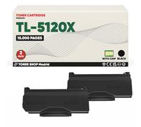 BDink Tóner Compatible con Pantum TL5120X Negro (Pack 2) con Chip para BM5100ADN BM5100ADW BM5100FDN BM5100FDW BP5100DN BP5100DW Rendimiento 15000 Páginas