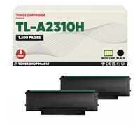 BDink Tóner Compatible con Pantum TLA2310H TL-A2310H Negro (Pack 2) con Chip para BM2300 BM2300A BM2300AW BM2300NW BM2300W BP2300 BP2300NW BP2300W Rendimiento 1600 Páginas
