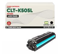 BDink Tóner Compatible con Samsung 505L CLTK505L SU168A Negro con Chip para ProXpress C2620DW ProXpress C2670FW ProXpress C2680FX Rendimiento 6000 páginas Alta Capacidad Impresión Profesional