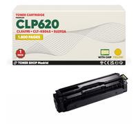 BDink Tóner Compatible con Samsung CLP620 5082 CLTY5082L CLTY5082S SU532A SU533A Amarillo con Chip para CLP 620ND CLP 670N CLP 670ND CLX 6220FX CLX 6250FX Rendimiento 4000 páginas