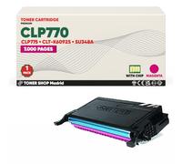 BDink Tóner Compatible con Samsung CLP770 6092 CLTM6092S SU348A Magenta con Chip para CLP 770 CLP 770ND CLP 775 CLP 775ND Rendimiento 7000 páginas Alta Capacidad Impresión Profesional