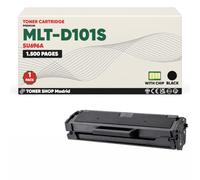 BDink Tóner Compatible con Samsung MLT-D101S SU696A Negro con Chip para ML 2160 2161 2162 2164 2164W 2165 2165W 2168 SCX 3400 3405 SF 760P Rendimiento 1500 páginas
