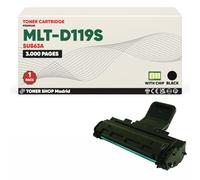 BDink Tóner Compatible con Samsung MLT D119S Negro con Chip para ML 1610 1615 1620 2010 2015 2020 2510 2520 2570 SCX 4321 4521 Rendimiento 3000 páginas