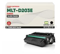 BDink Tóner Compatible con Samsung MLT D203E Negro con Chip para ProXpress M3370 M3820 M3870 M4020 M4070 M3820DW M3870FW M4020ND M4070FX Reemplaza SU885A Rendimiento 10000 páginas