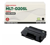 BDink Tóner Compatible con Samsung MLT D205E Negro con Chip para ML 3700D 3700ND 3710D 3710DW 3712D SCX 5637 5737 5739FW Reemplaza SU951A Rendimiento 10000 páginas