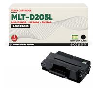 BDink Tóner Compatible con Samsung MLT D205L D205S Negro con Chip para ML 3300 3310 3700D 3710D 3712D SCX 4833FD 5637 5737 Reemplaza SU963A SU974A Rendimiento 5000 páginas