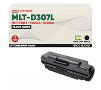 BDink Tóner Compatible con Samsung MLT-D307L MLT-D307S SV066A SV074A Negro con Chip para Samsung ML4510 ML4510ND ML4512ND ML5010 ML5010ND ML5012ND ML5015 ML5015ND ML5017ND Rendimiento 15000 páginas