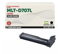 BDink Tóner Compatible con Samsung MLT-D707L SS775A Negro con Chip para Samsung MultiXpress SL-K2200 SL-K2200ND Rendimiento 10000 páginas