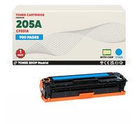 BDink Tóner Compatible HP 205A CF531A Cyan (Pack 1) con Chip para Color LaserJet Pro M154A M154NW MFP M180 M180n MFP M181 MFP M181fw Rendimiento 900 páginas