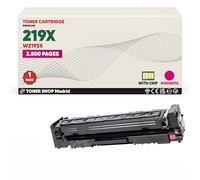 BDink Tóner Compatible HP 219X/219A W2193X/W2193A Magenta (Pack 1) con Chip para i-SENSYS LBP 646Cdw LBP 647Cdw MF 664Cdw MF 667Cdw LBP 646Cdw MF 646Cdw MF 647Cdw Rendimiento 2500 páginas