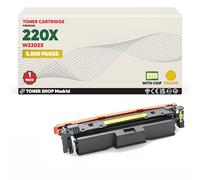 BDink Tóner Compatible HP 220X/220A W2202X/W2202A Amarillo (Pack 1) con Chip para Color LaserJet Pro 4202dn 4202dw MFP 4302dw 4302fdn 4302fdw 4303dw 4303fdn 4303fdw Rendimiento 5500 páginas