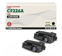 BDink Tóner Compatible HP 26A CF226A Negro (Pack 2) con Chip para Laserjet Pro M402 M402d M402dn M402dne M402dw M402m M402n M426dw M426fdn M426fdw M426m Rendimiento 3.200 Páginas