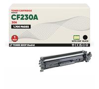 BDink Tóner Compatible HP 30A CF230A Negro con Chip para Laserjet Pro M203dn M203dw MFP M227fdn M227fdw M227sdn Rendimiento 1.700 Páginas