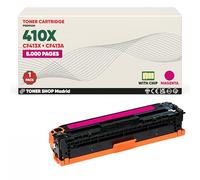 BDink Tóner Compatible HP 410X 410A CF413X CF413A Magenta con Chip para Color LaserJet Pro M452dn M452nw MFP M377dw M477fdn M477fdw M477fnw Rendimiento 5000 páginas